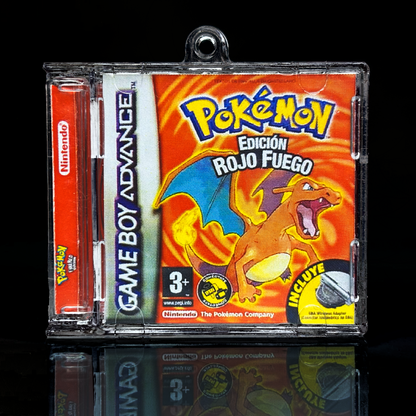 Pokemon Red Fire Version - GBA Llavero NFC